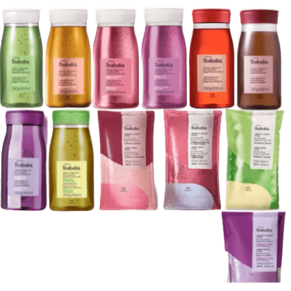 Refil ou Pote Sabonete Líquido em Gel ou Cremoso Tododia Natura- 300ml.  Varias Fragrâncias