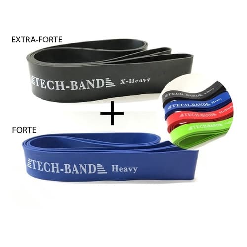2 Elasticos Superband Latex Extraforte+forte Treino Em Casa