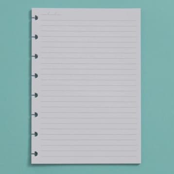 CADERNO INTELIGENTE REFIL A5 PAUTADO 90G - CADERNO INTELIGENTE
