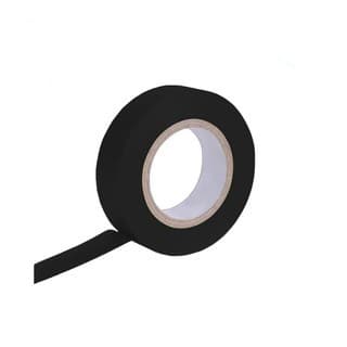 2 Fitas Isolante Preto Com 5/10 Metros, Preta, Excelente Cola Reduz a Vulnerabilidade Fita Isolante