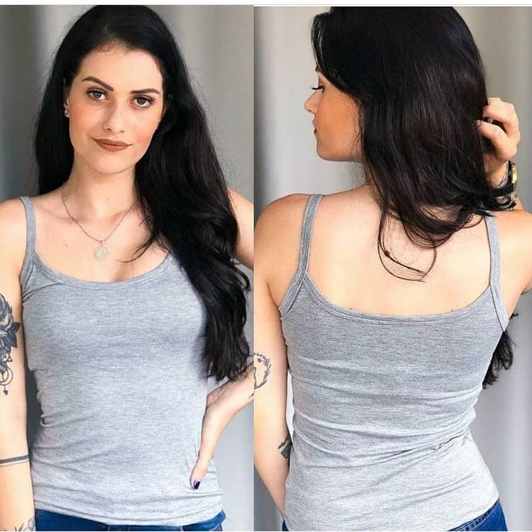 Blusas Regatas Alça Fina Blusinhas Básicas Feminina Promoção