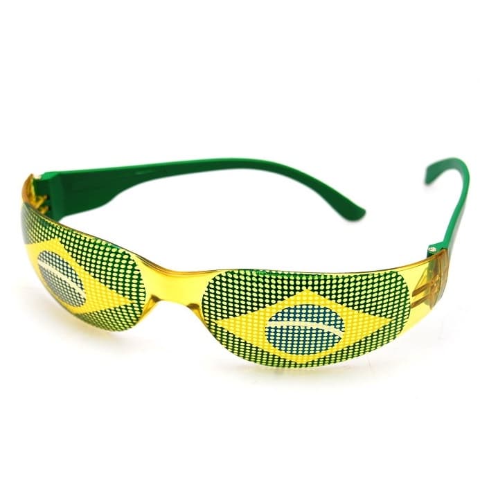 2 Óculos Brasil Ibiza Lente Bandeira