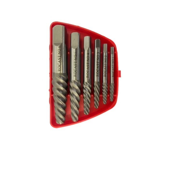Kit Jogo Extrator Saca Parafuso Quebrado Danificado