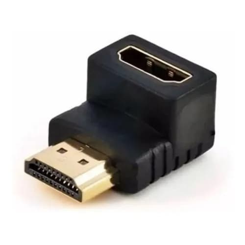 Adaptador Hdmi 90 Graus Em L Macho X Fêmea 1.4 P/ Tv Parede