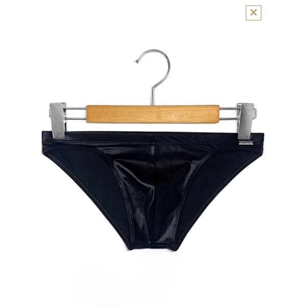 Sunga Preta Cirrê  Ultra Slim | Sungas Cavadas