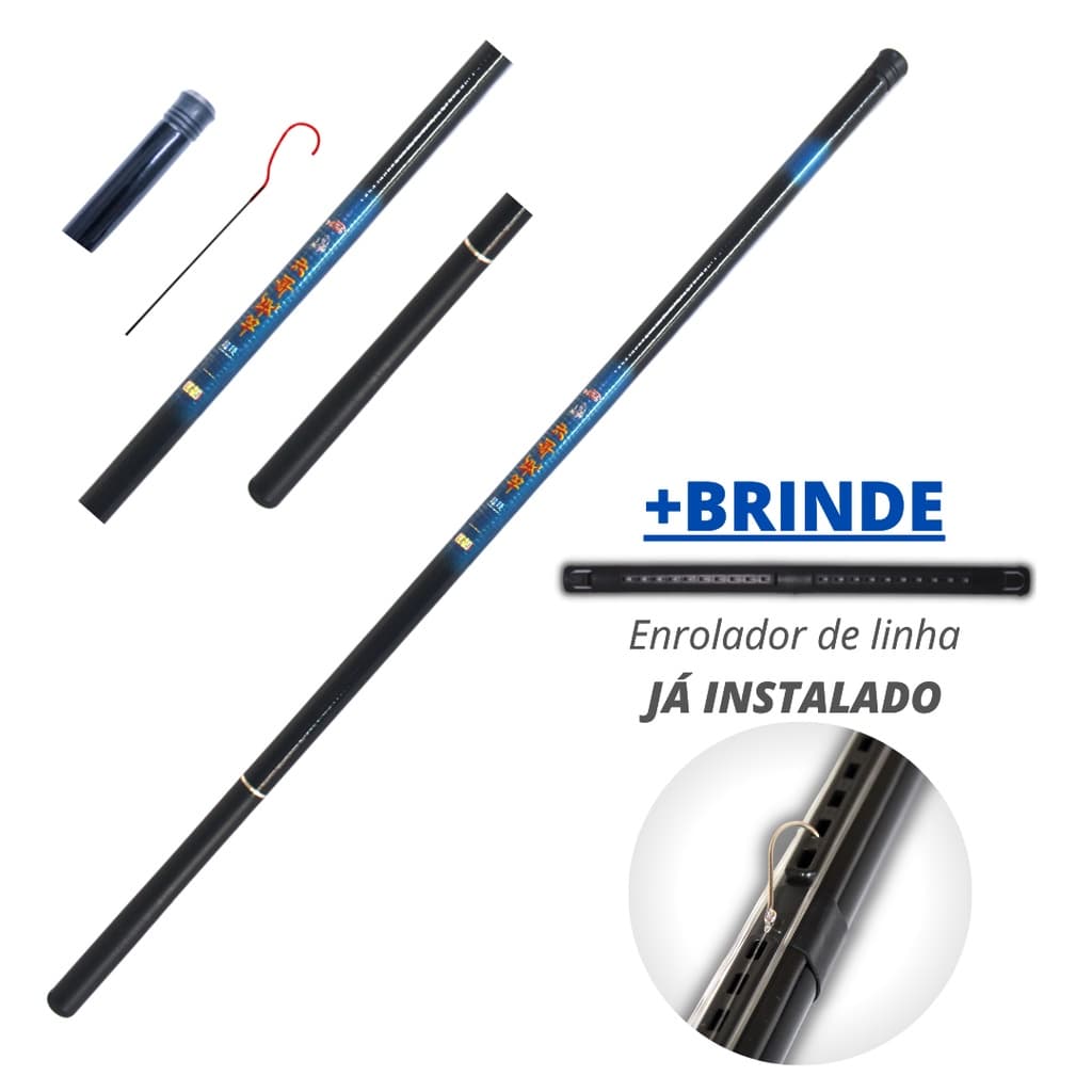 Vara Telescópica 3,6 Metros 7 Gomos - Promoção