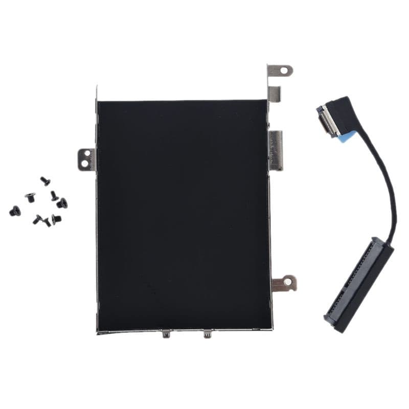 Doublebuy HDD Caddy Suporte Adaptador De Disco Rígido SSD Cabo Conector Portátil Acessório Parafuso Latitude E5570