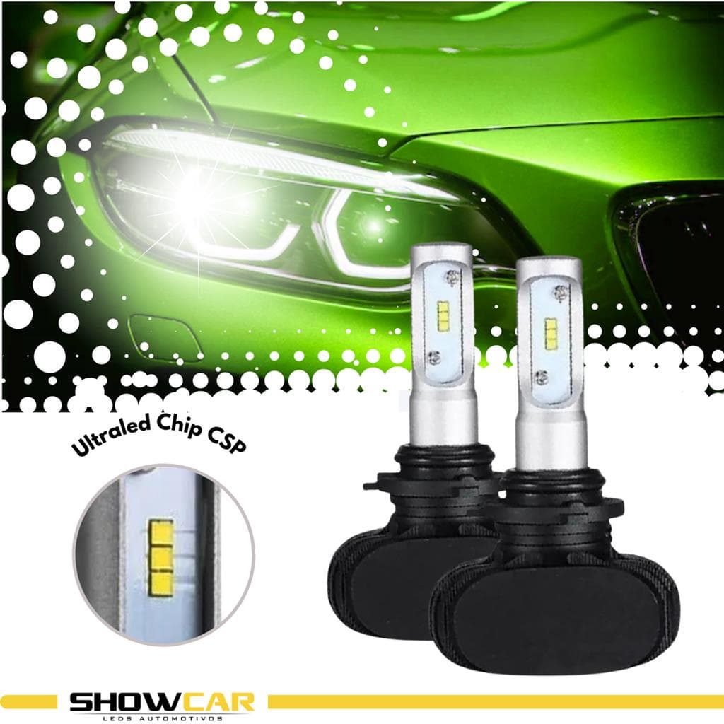 Lampada Farol Super Ultra Led H1 H3 H4 H7 H11 HB3 HB4 H27 6000k Branco 40w 8000 Lumens Tipo Xenon