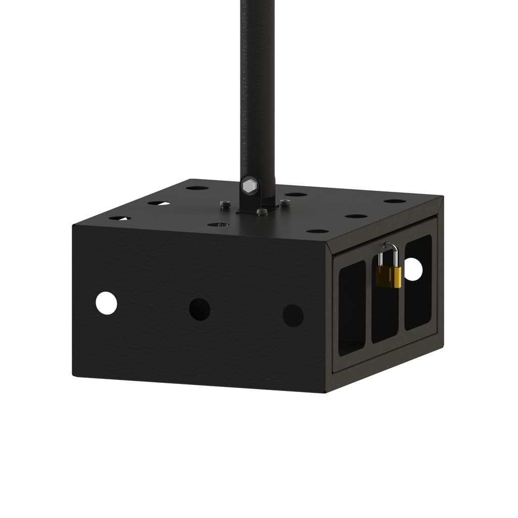 GAIOLA Suporte de Teto com Inclinação para Projetor. Anti-Furto (Ajuste de altura de 300 a 500mm