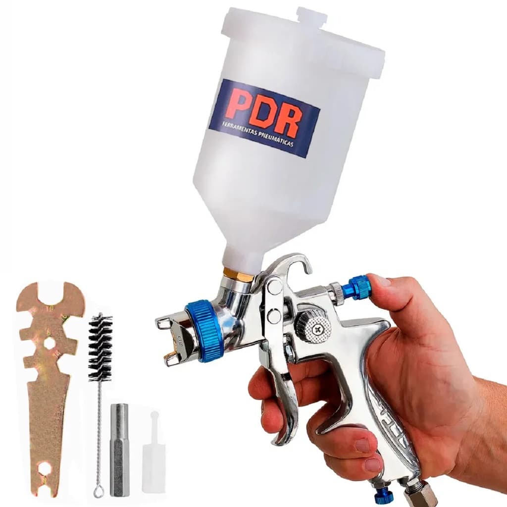 Pistola de Pintura HVLP Bico 1.3 Caneca 600ml PDR-PRO-530