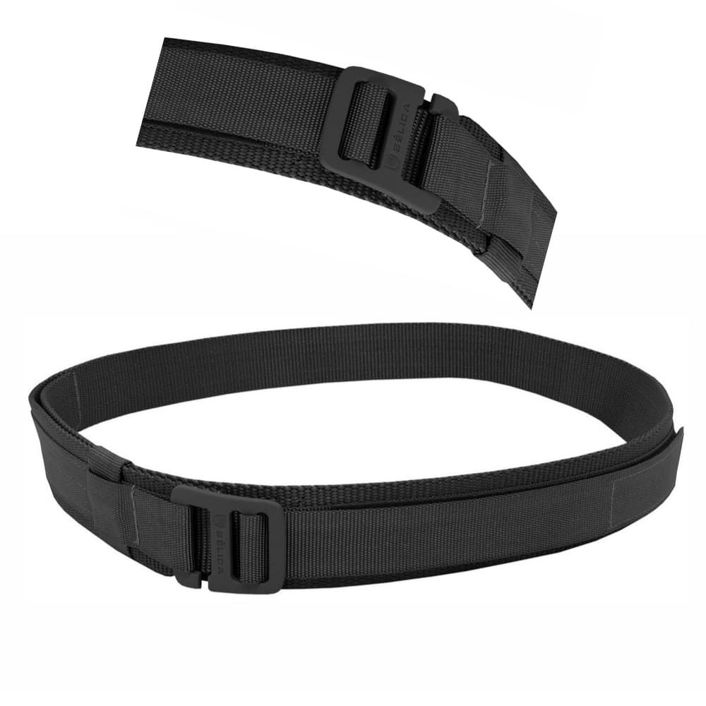 Cinto Tático Porte Velado Gmd Fivela Ajustável Preto Bélica