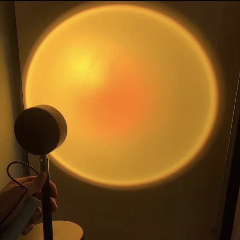 Lâmpada de projeção, projetor de luz do pôr do sol, lente de acrílico antiqueda, luz de atmosfera por do sol - Sunset