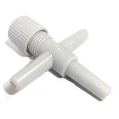 Divisor De Ar Em T Com Válvula Reguladora Para Mangueira de 4mm Regulagem de saída