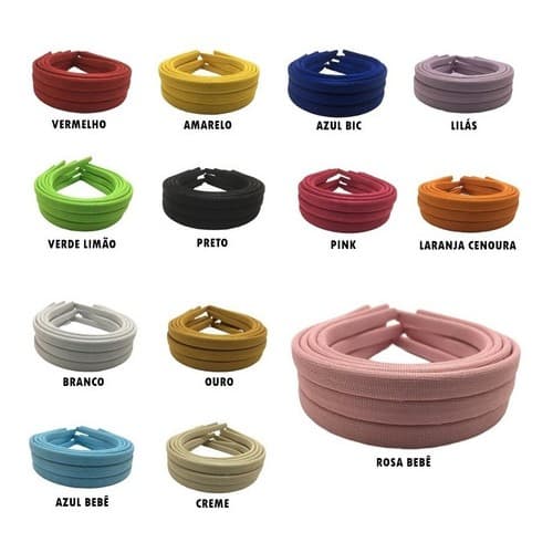 60 Tiaras Encapadas Forrada Para Montagem 10mm 1cm -