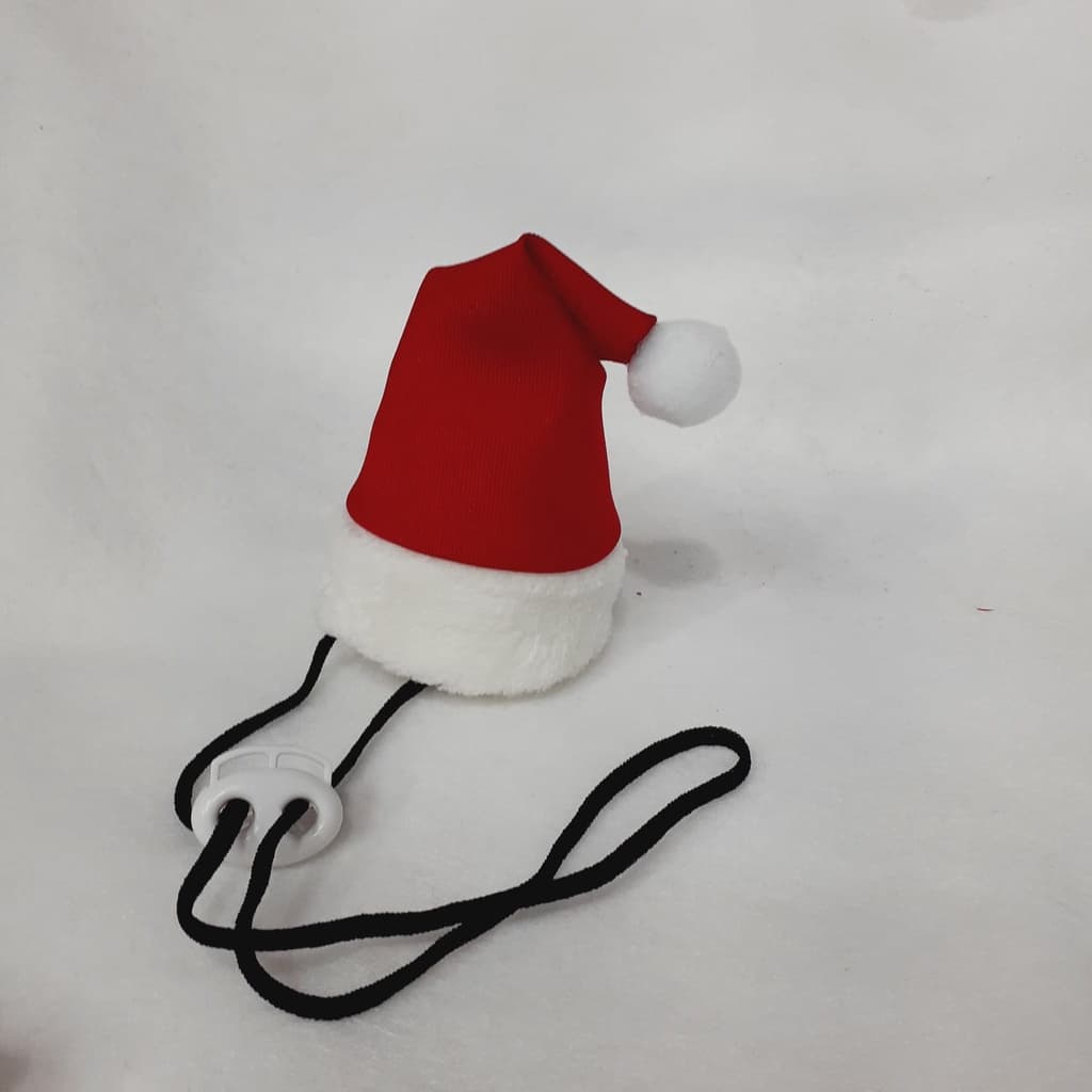 Gorro Papai Noel e Mamãe Noel cães e gatos Pet Banho Tosa Tamanho unico