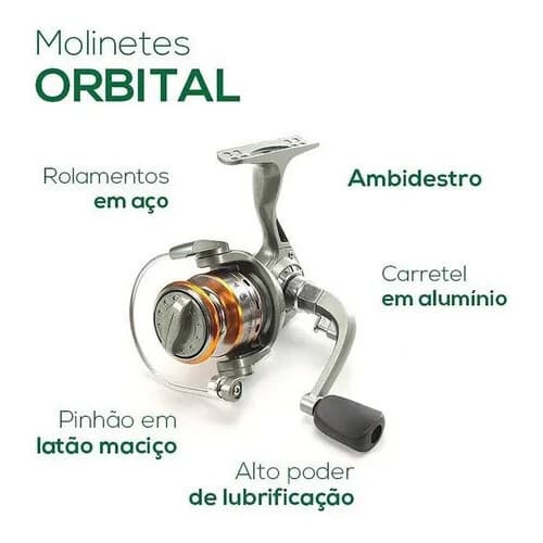 Molinete De Pesca Orbital 6.000 Pesca Brasil