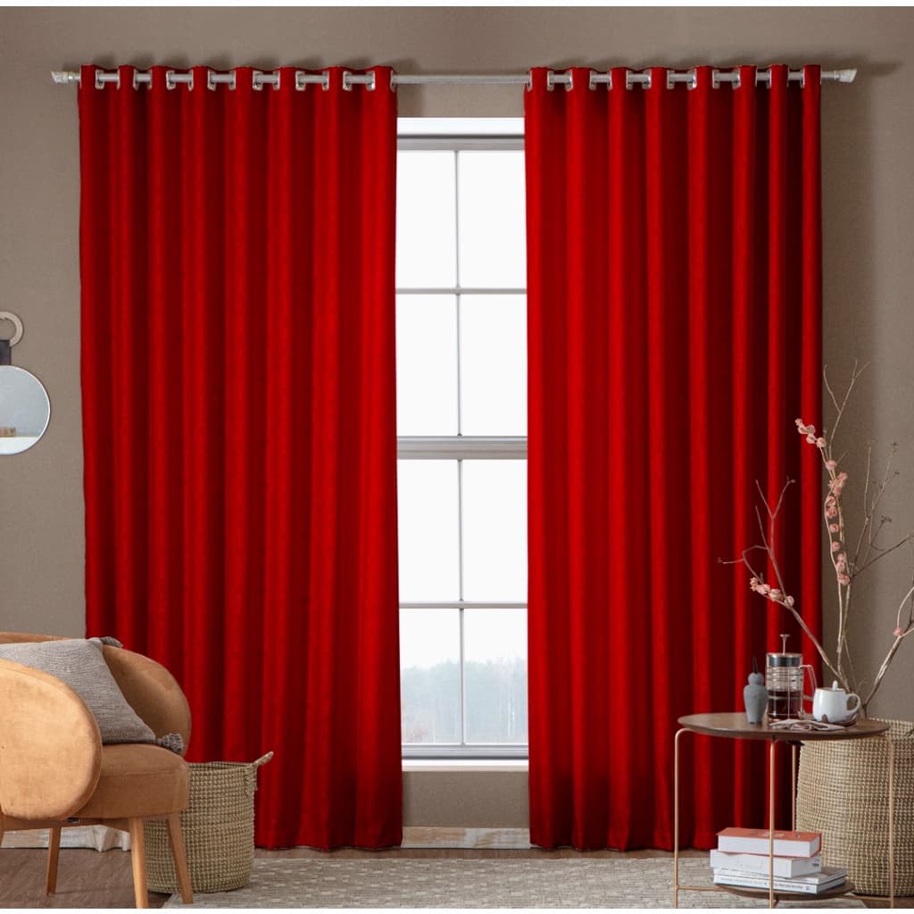 Cortina Jacquard Semi Blackout Janela 2,8m x 1,7m Corta 50% Luz Para Janela Sala/Quarto