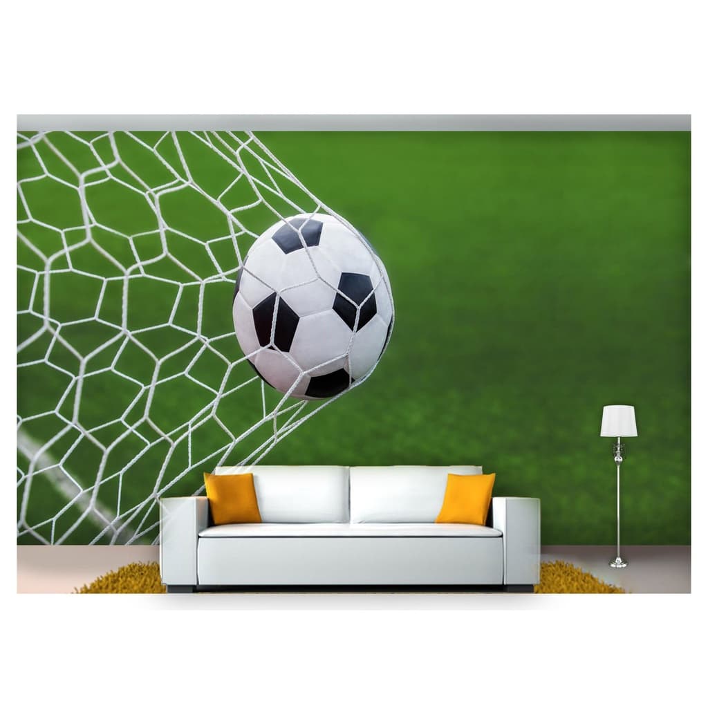 papel de parede Esportes Futebol Bola Campo 3D 6m² SPT55