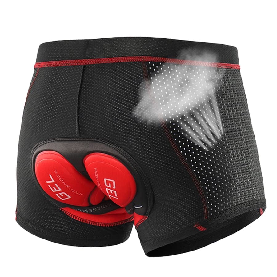 NEWBOLER 5D Respirável Calções De Ciclismo Roupa Interior Almofada De Gel À Prova De Choque Bicicleta Underpant MTB Road Bike Homem Cueca