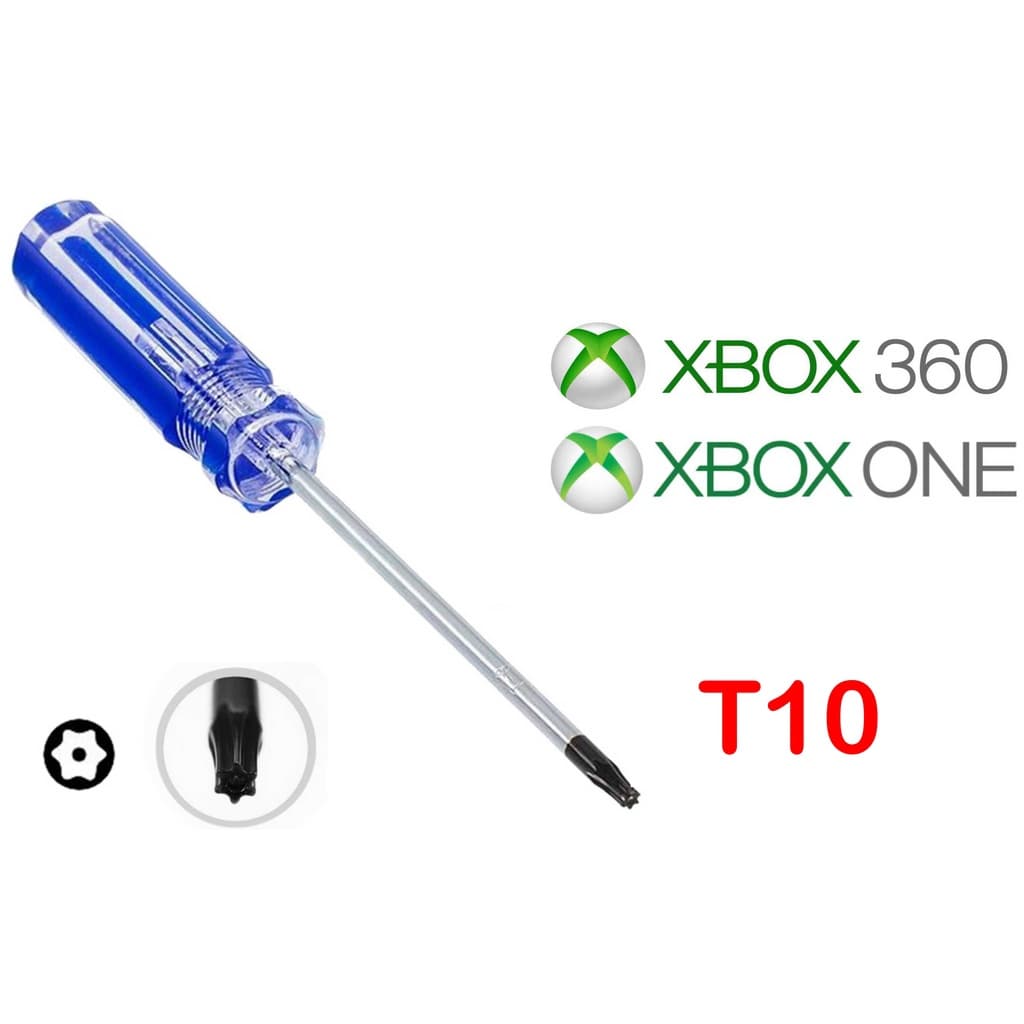 Chave Torx T10 com Furo abre consoles e fontes de Xbox 360, Xbox One com imã