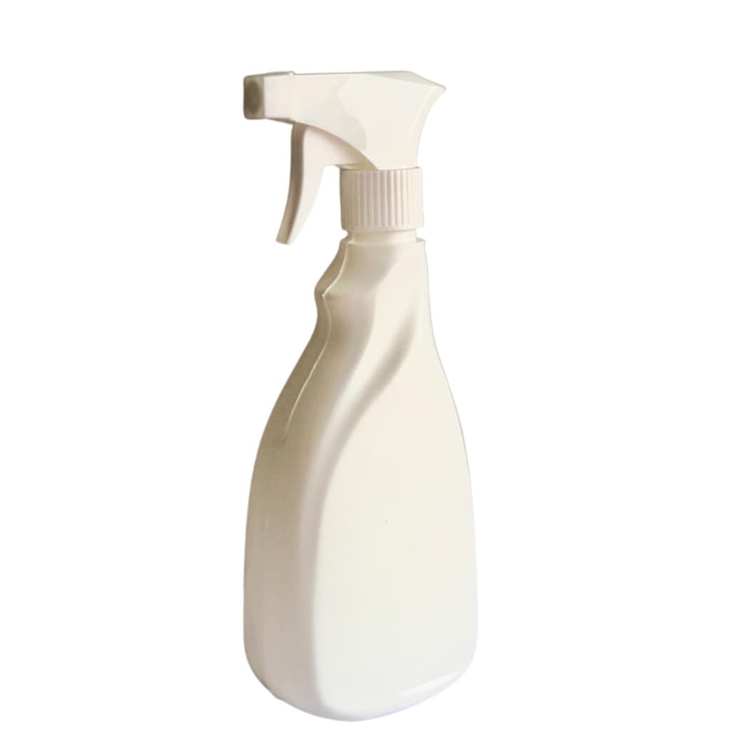 Borrifador Branco Polietileno 500ml oval com gatilho Branco