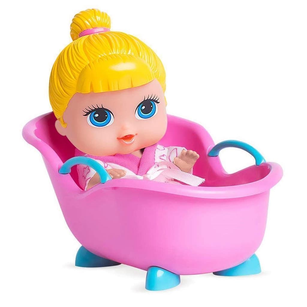 Boneca C/ Banheira Baby's Collection Mini - Super Toys