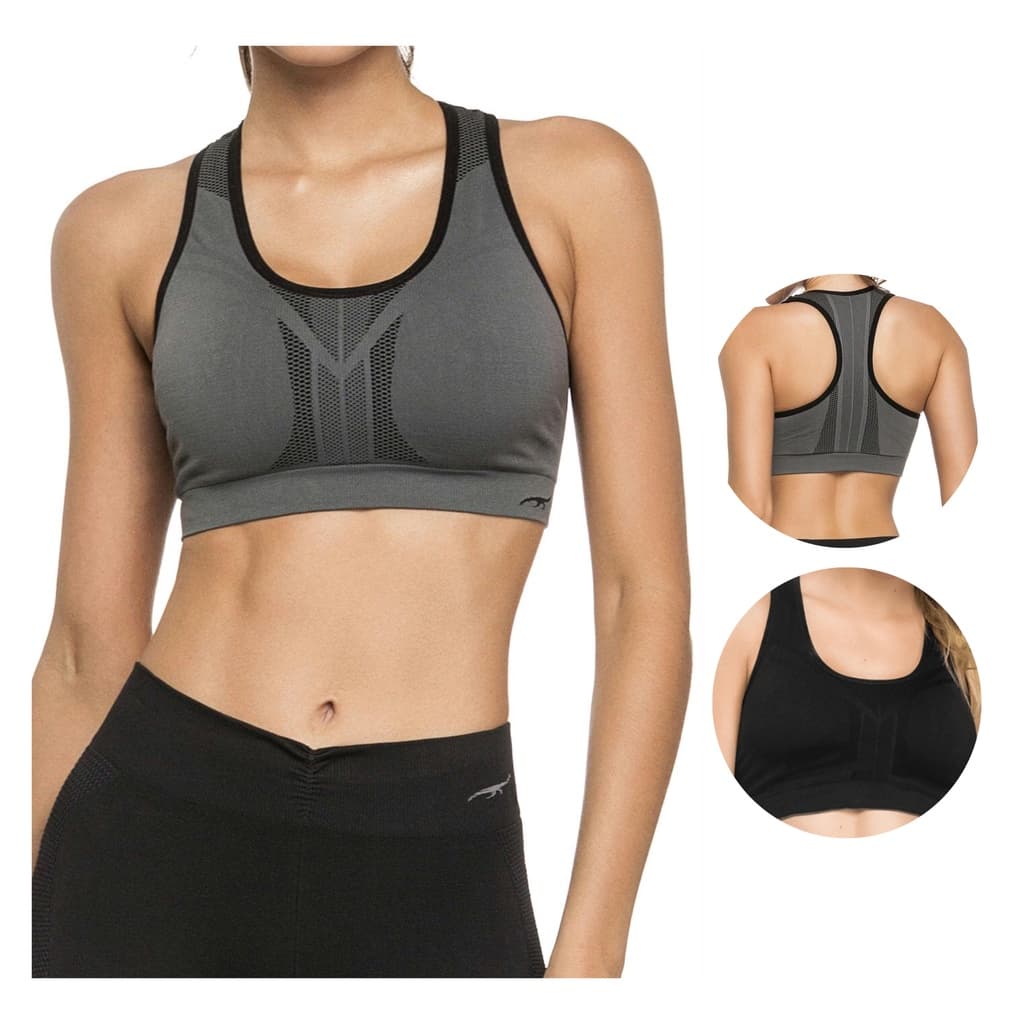 Top Academia Fitness feminino Dupla Face Zee Rucci Alta Sustentação
