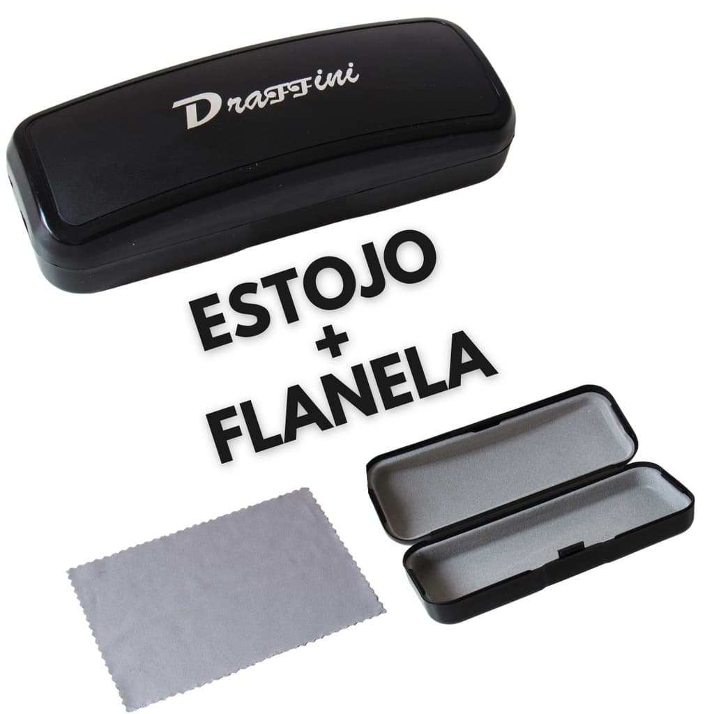 Estojo + Flanela Para Óculos Resistente Anti Risco e Anti-Impacto