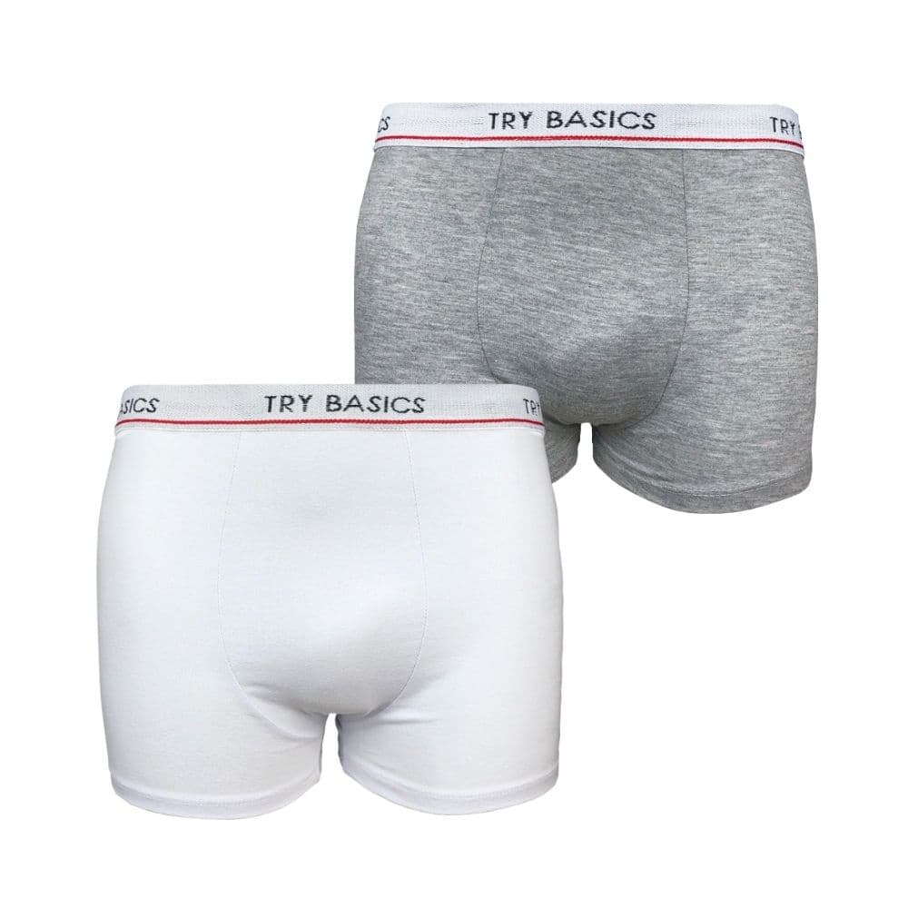 Kit 2 Cuecas Boxer Infantil Box Algodão Cotton New Basic Conforto Promoção
