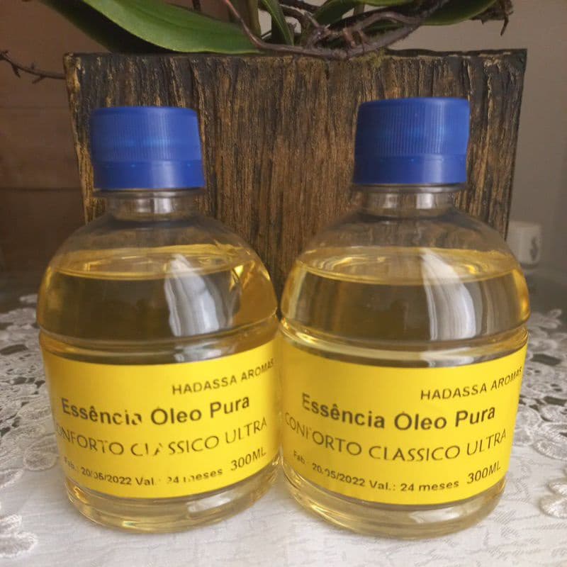2 essência óleo pura  de 300ml con*forto clássico ultra para amaciante