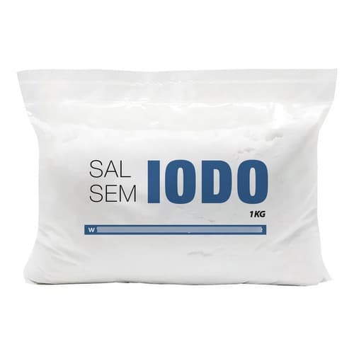 Sal Sem Iodo A Granel - 1kg