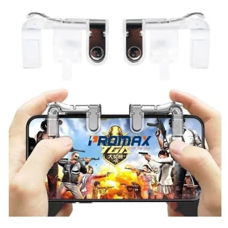 Gatilho Controlador De Jogo Mira Free Fire Botões R1 L1 Jogo De Tiro Para Celular Gamepad Joystick