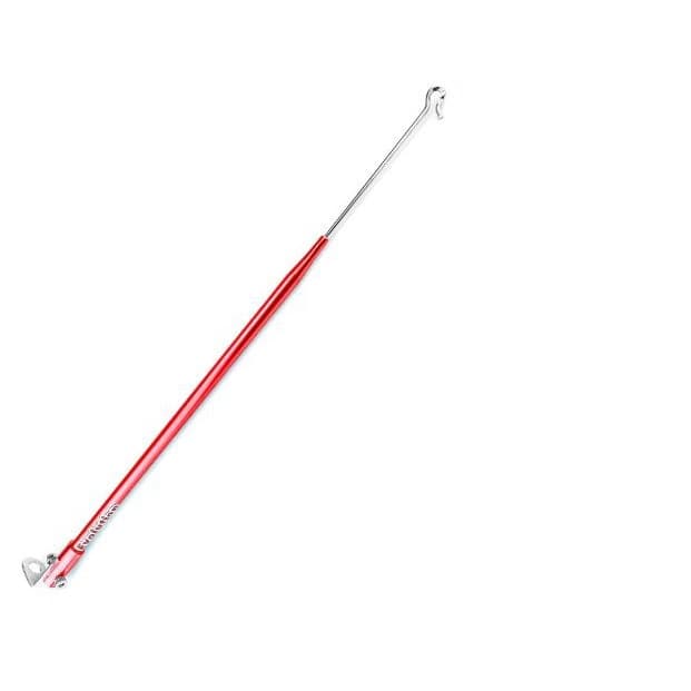Antena de retrovisor corta pipa com 2 estagios tubo em aluminio Vermelha aberta 62,50 cm - MA9