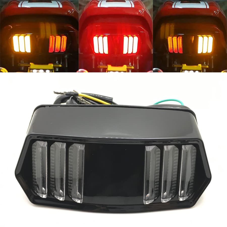 Para Honda MSX125 CTX700/700N CBR650F ABS Motocicleta Freio Parar Correndo Luz Scooter Lâmpada Traseira Da Cauda LED Pis