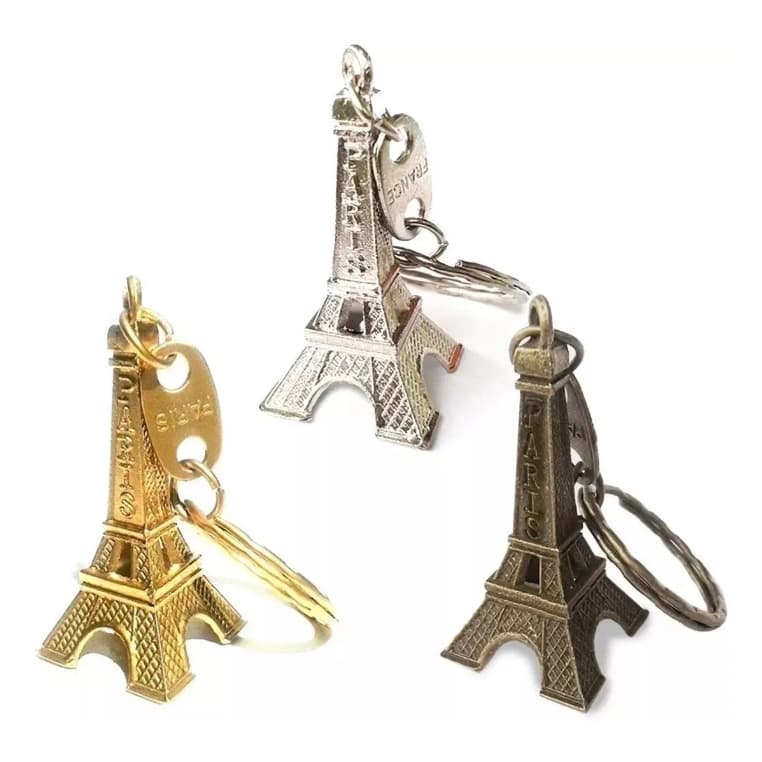 Chaveiro Torre Eiffel Paris Metal Festa Brinde Decoração