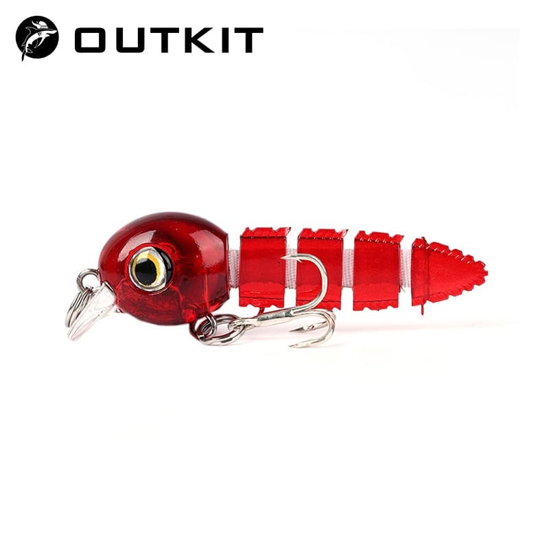 OUTKIT Wobblers Minnow Isca De Pesca De Multi-Escion 5cm4g Comum Swimbait Crankbait Corrico Artificial Duro Baixo Enfrentar
