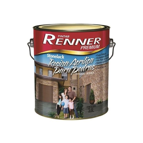 Resina Acrílica para Pedras STONELACK 3,6lts Renner