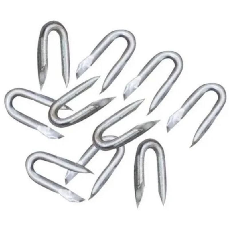 10 Grampos Galvanizados Para Cerca (1x9)