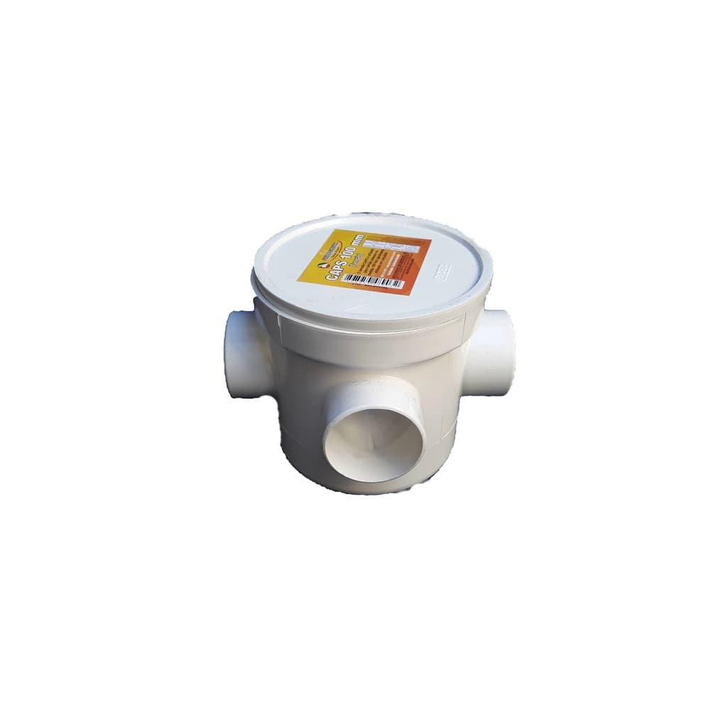 CAIXA SIFONADA INSPEÇÃO COM TAMPÃO - DE 100 mm.
