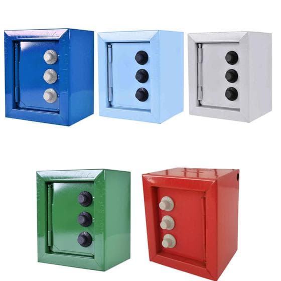 Mini Cofre Fercar Com Segredo 10x8x12Cm COF-01