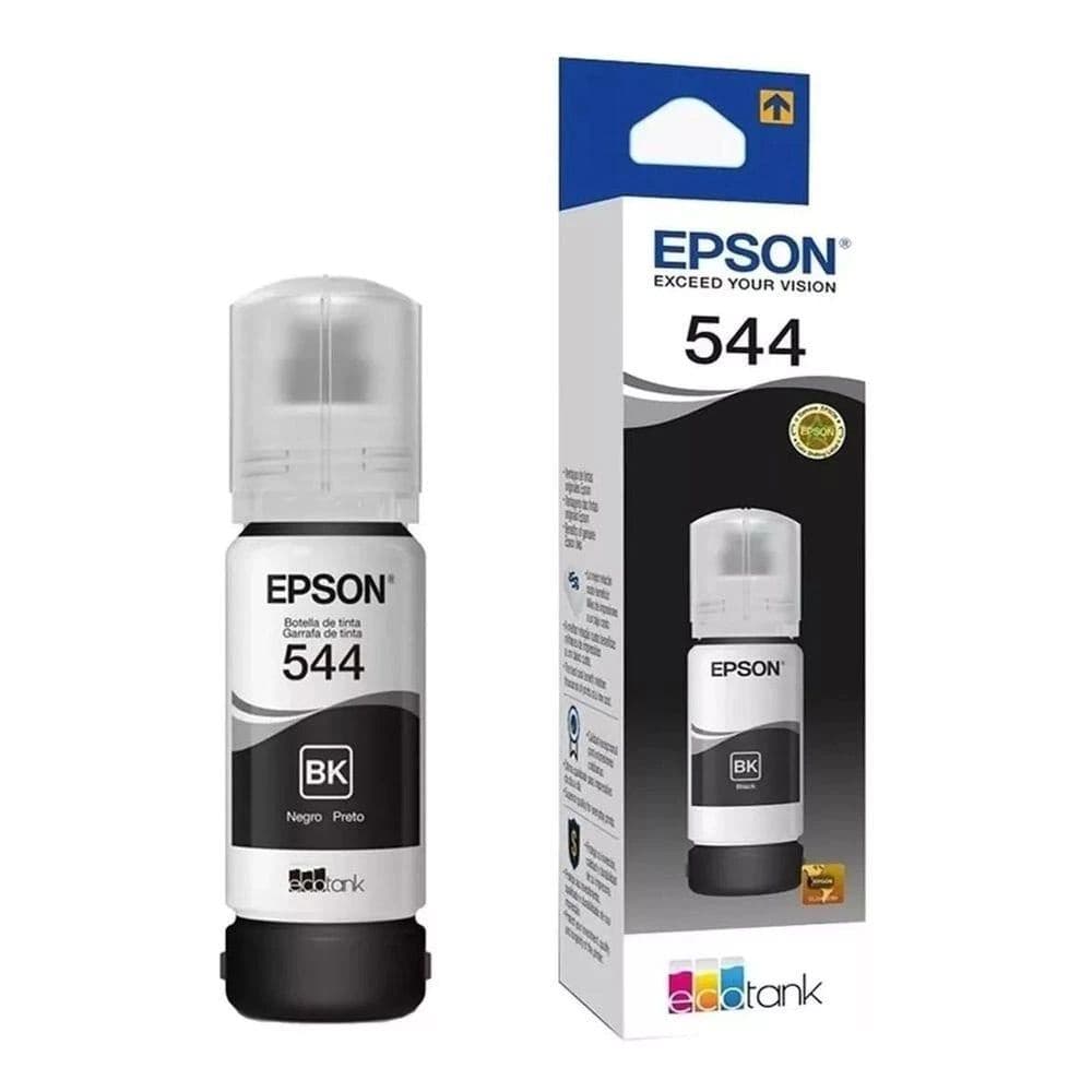 Epson Refil Para Ecotank Preto T544120al Original L3110 / L3150 / L3210 / L3250 / L5190