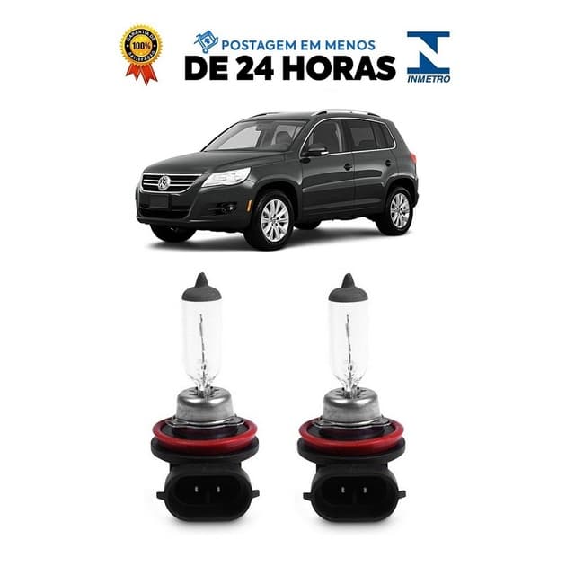 Par Lampada Farol de Milha Tiguan 2007 2008 2009 2010 2011 2012 2013 2014 HB4