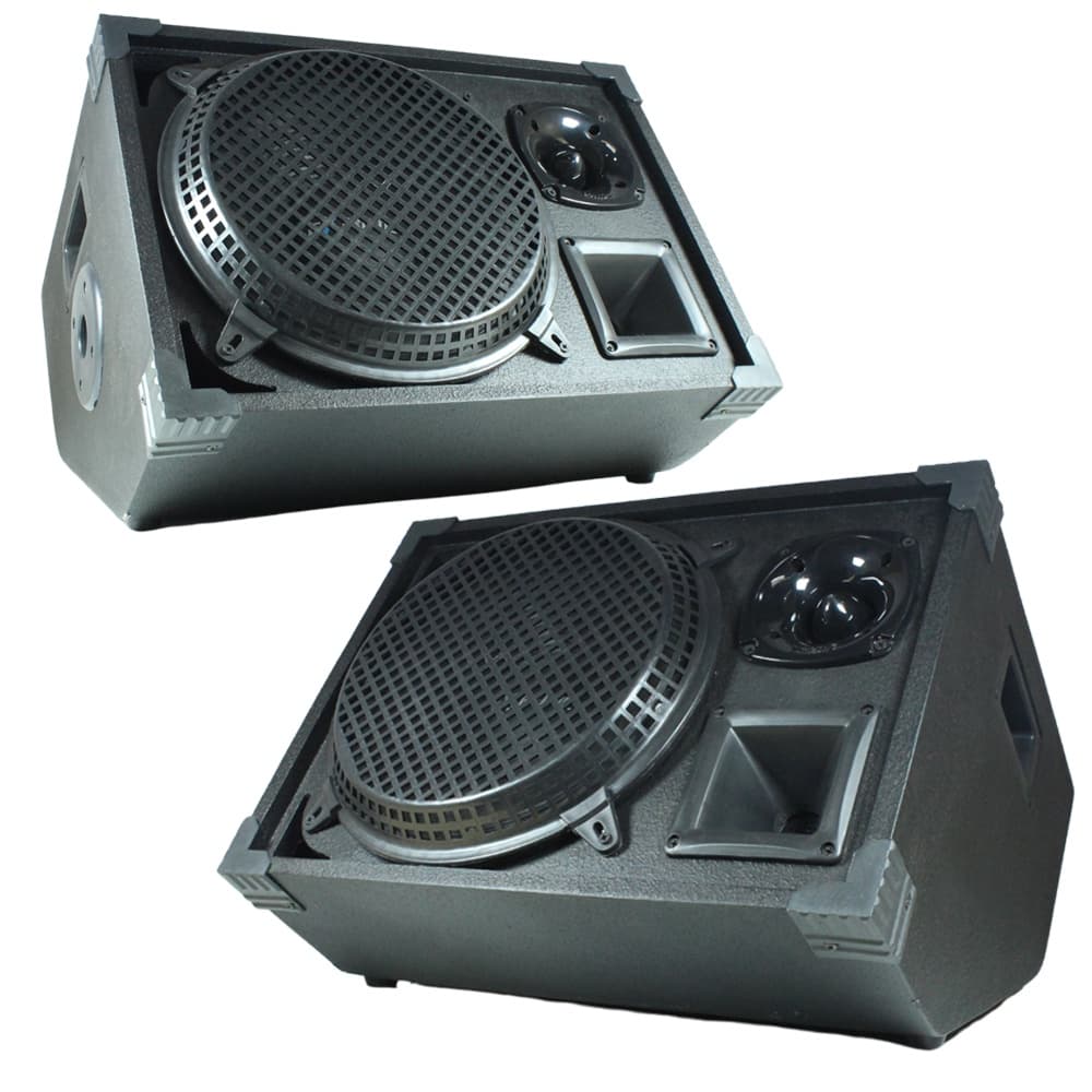 Kit 2 Caixas Retorno Passiva 12 Pol 3 Vias 500w Som