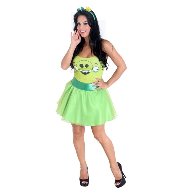 Fantasia Porco Angry Birds Adulto Original