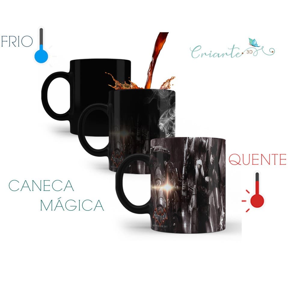 Caneca Porcelana Mágica Coleção Batman #11