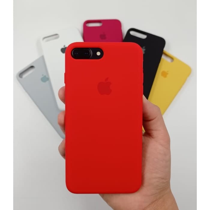 Capa Capinha Case Para iPhone 7 Plus / 8 Plus - Silicone e Interior Aveludado Super Premium