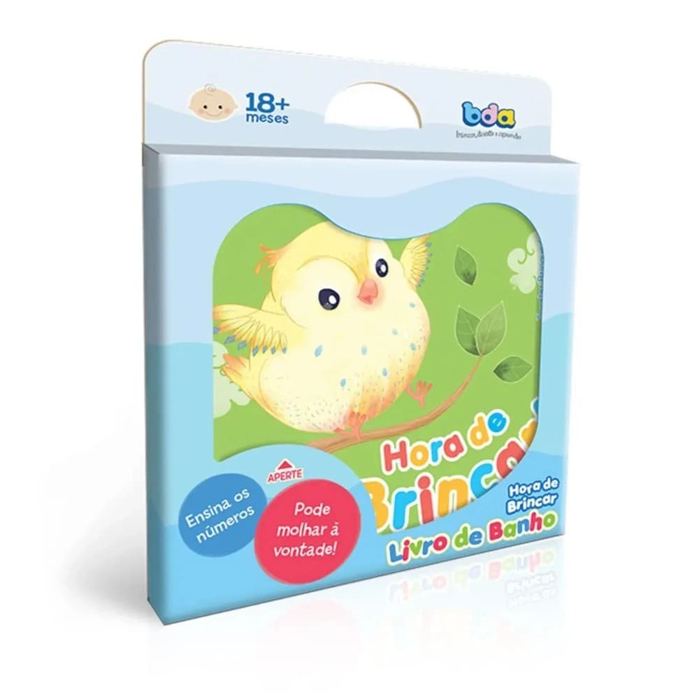Livro De Banho Hora De Brincar Toyster Brinquedos - livro infantil - livro de bebê - Enxoval de bebê