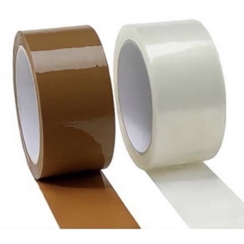 5 Fitas Adesivas 48mm x 45m fita adesiva transparente cristal fita adesiva marrom