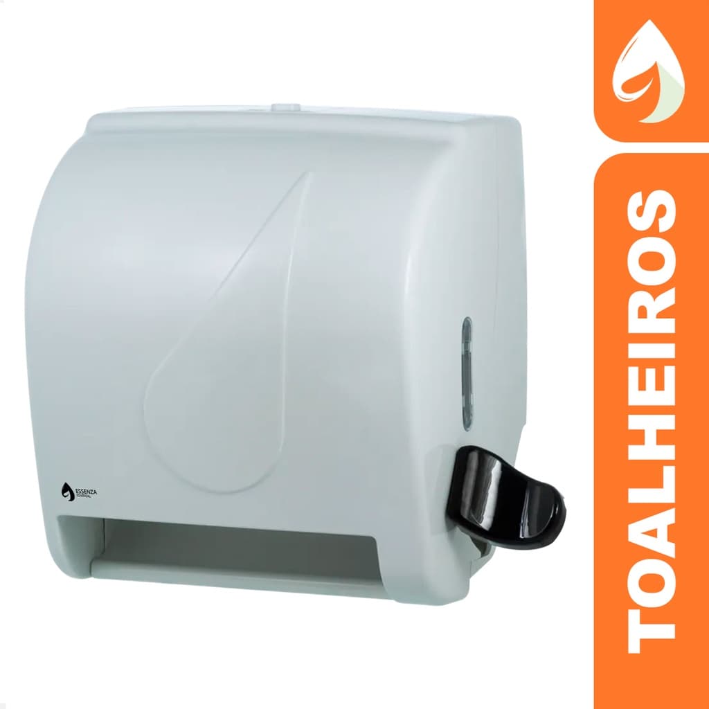 Dispenser Alavanca Toalheiro Para Papel Toalha Bobina