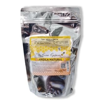 Argila Preta Facial Corporal Capilar 500g - Cera Egípcia: Rejuvenescimento e Tratamento Completo